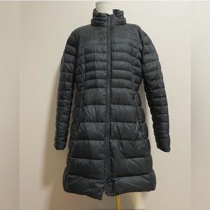 Lululemon Long Black GOOSEDOWN Warm Winter Puffer Jacket.